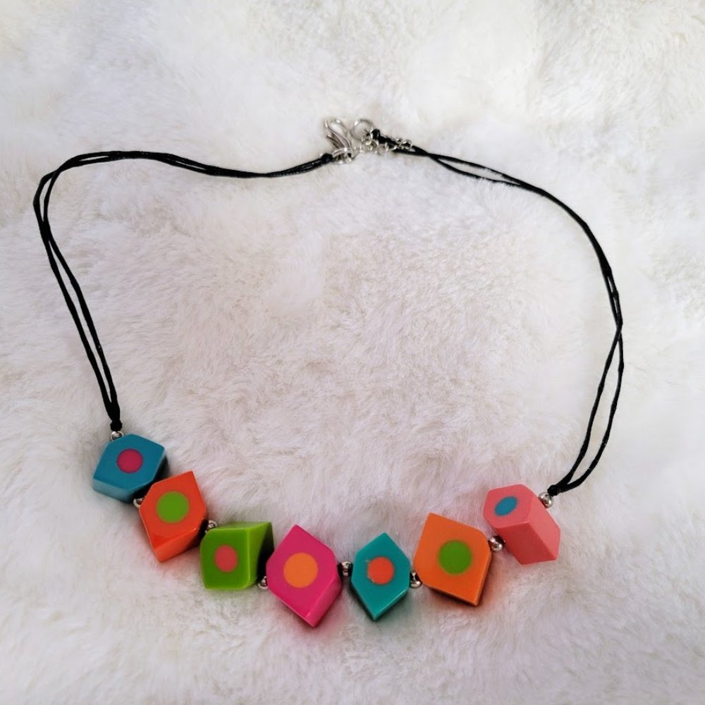 Colorful‎ fun and funky necklace
